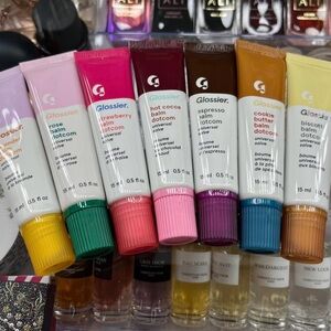 Glossier Balm Dotcom Collection - Pink, Red, Brown, Yellow
